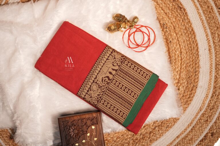 Saree thumbnail image top view